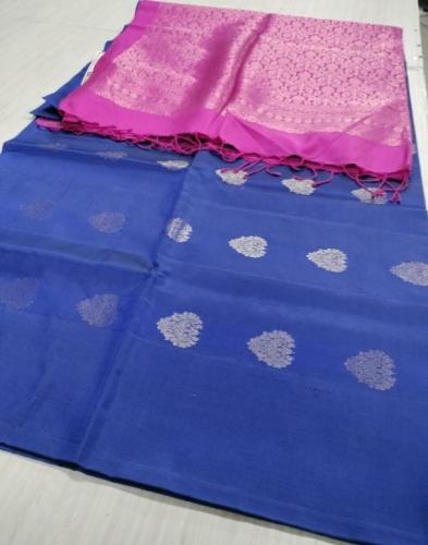 SOFT SILK SAREE WITH BLOUSE